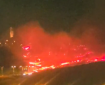 حريق ضخم قرب قاعدة عسكرية إسرائيلية في القدس المحتلة