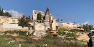 الاحتلال يهدم منزلا قيد الانشاء وبئر مياه في الخليل