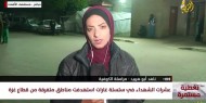 مراسلتنا: مصابون جراء قصف الاحتلال منزلا لعائلة خطاب في منطقة الحكر وسط دير البلح
